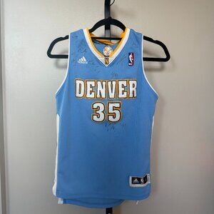 Nuggets Jersey (Faried #35) With Player Signatures